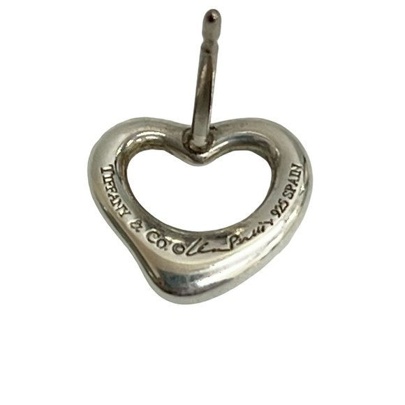 TIFFANY & Co. Tiffany Open Heart Sterling Silver 925 Earrings for Women Silv...